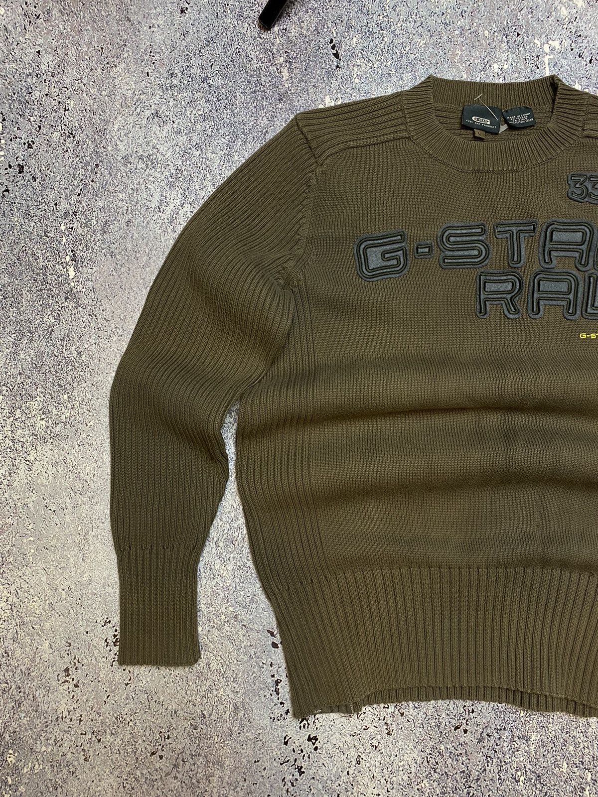 G-Star × Japanese Brand 💥AVANT GARDE G STAR RAW KNIT SWEATER Size US L / EU 52-54 / 3 - 3 Thumbnail