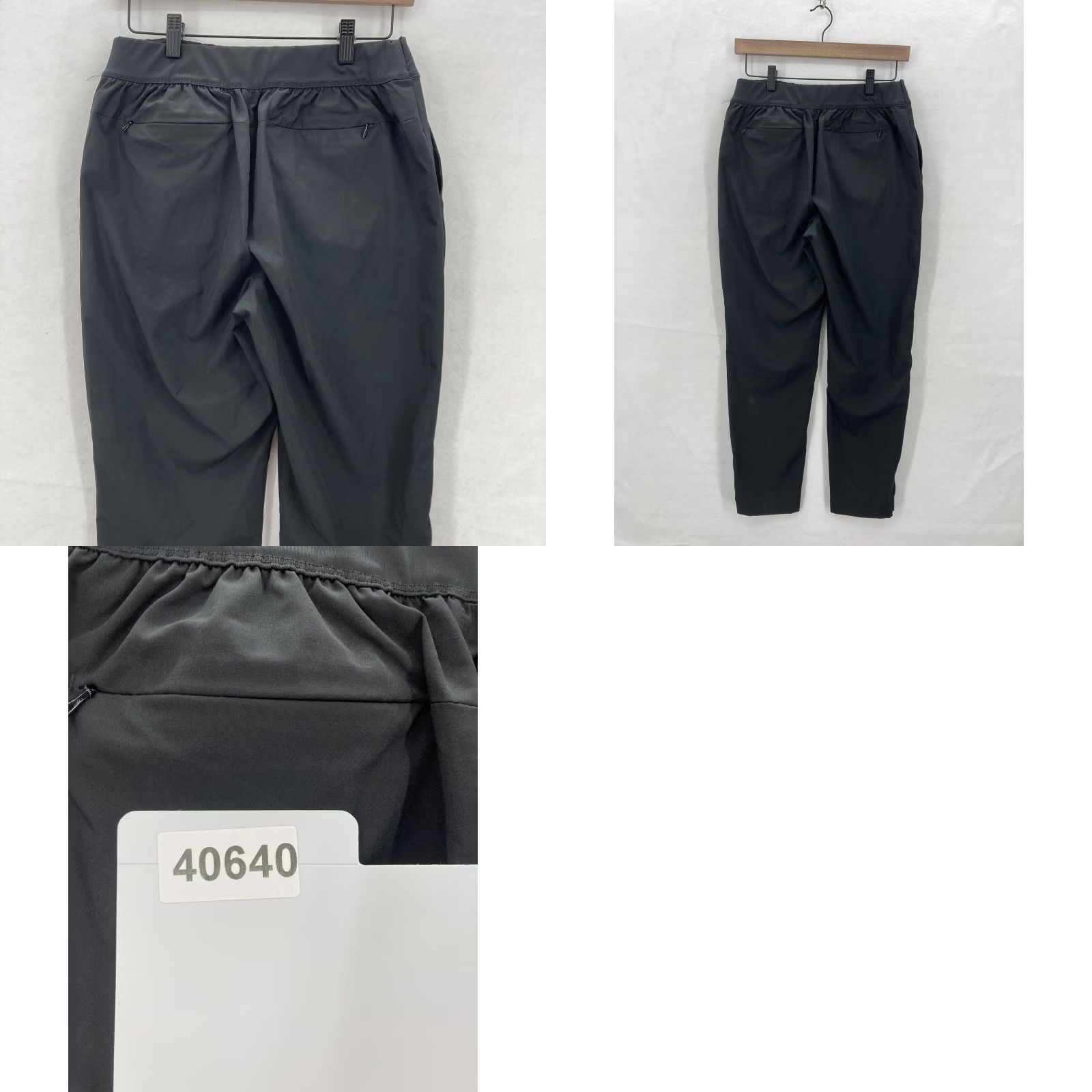 Tommy Bahama Tommy Bahama Golf Pants Womens Medium Black Performance Stretch Tapered Ankle Size 32" / US 10 / IT 46 - 9 Thumbnail