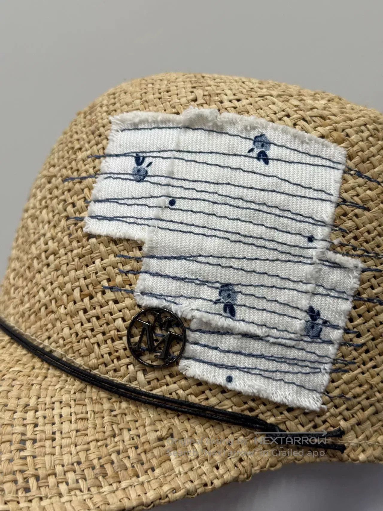Maison Michel Maison Michel Roxy Raffia Cap. Size ONE SIZE - 5 Thumbnail