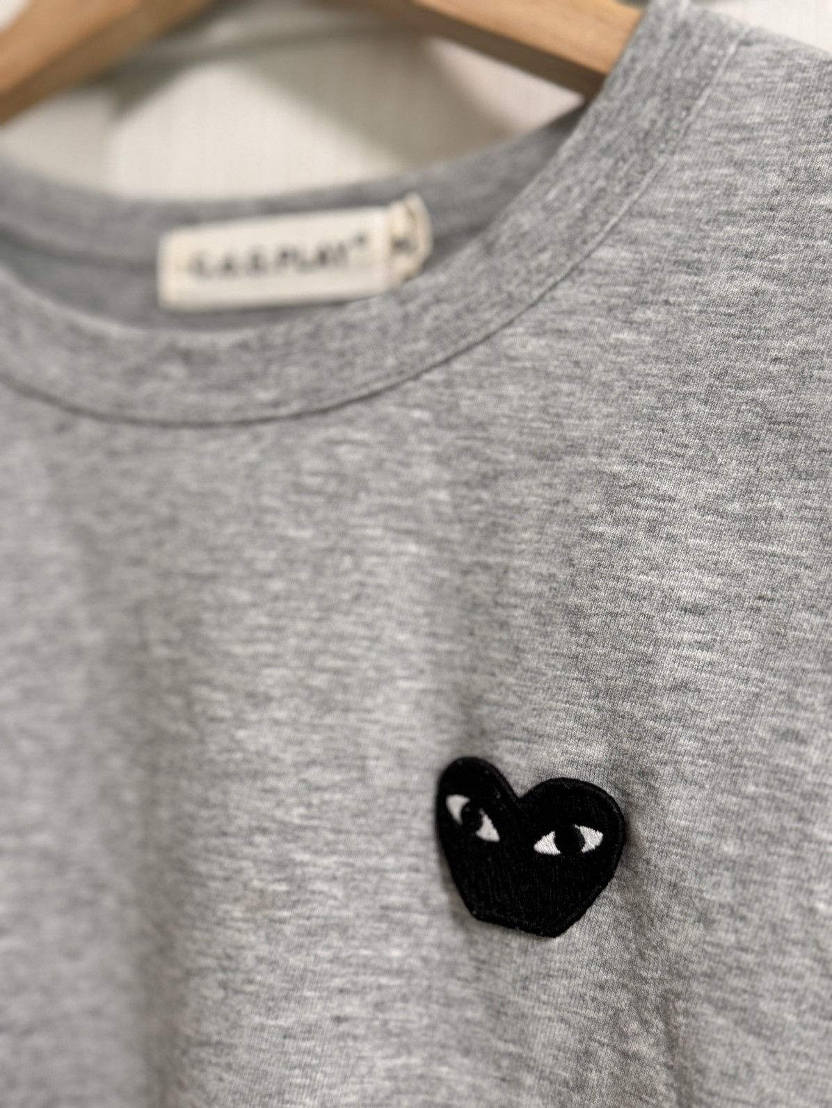 Comme des Garcons × Vintage CDG Black Heart With Blue Eyes on white T shirt Size US M / EU 48-50 / 2 - 9 Thumbnail