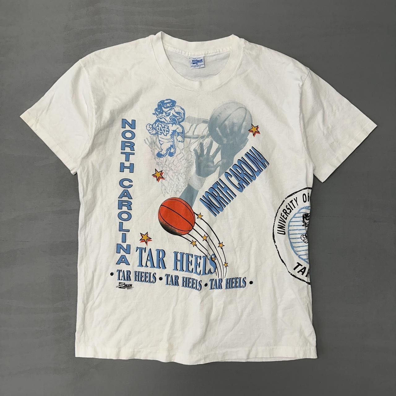 NCAA × Salem Sportswear × Vintage Vintage Salem North Carolina Tar Heels Wrap Around Shirt XL Size US XL / EU 56 / 4 - 1 Thumbnail