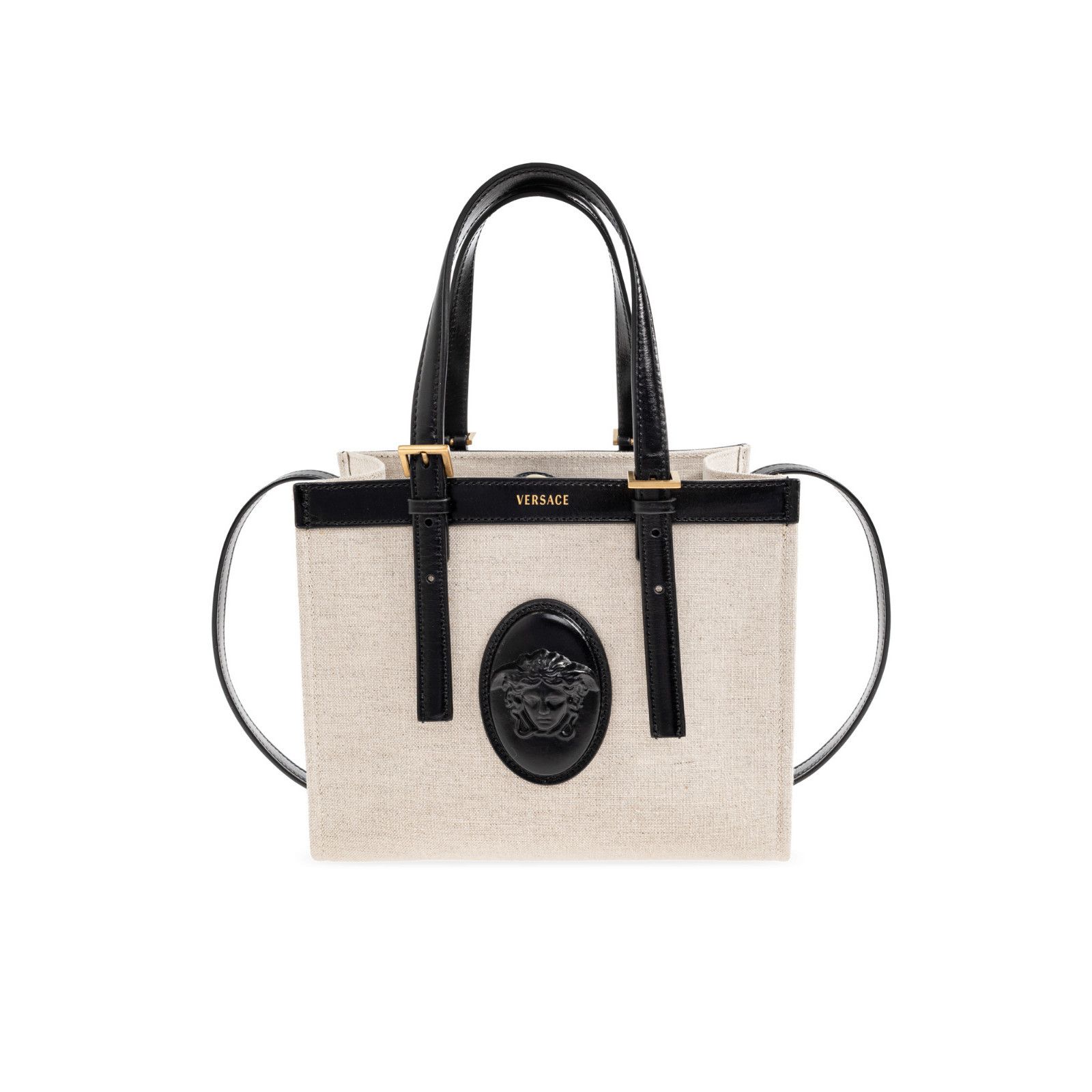 Versace VERSACE Riviere Mini Black Top Bag New & Authentic Size ONE SIZE - 1 Thumbnail