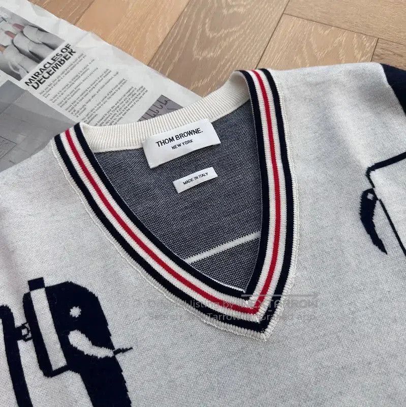 Thom Browne Thom Browne Gray Wool Sweater for Women . Size S / US 4 / IT 40 - 7 Thumbnail