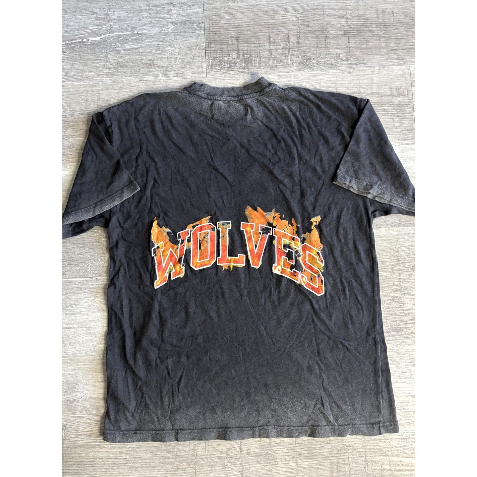 Darc Sport Daw Sport Shirt Mens M Black Wolves Forever Limited Edition Graphic T-Shirt Tee Crew Neck Short Sleeve Shirt Fire Wolves Size US M / EU 48-50 / 2 - 6 Thumbnail