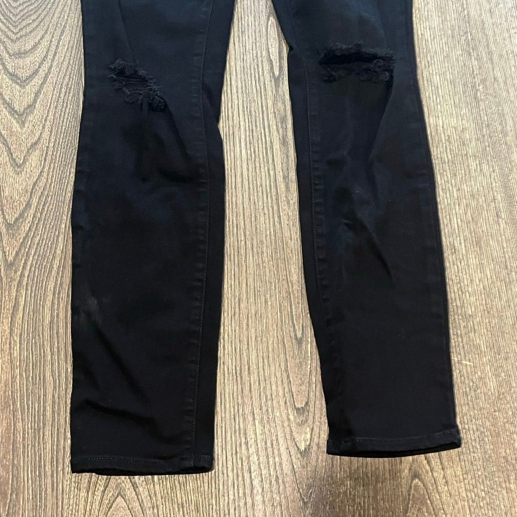 Paige Paige Verdugo Ultra Skinny Jeans Mid-Rise Black Size 28 Size 28" / US 6 / IT 42 - 2 Thumbnail