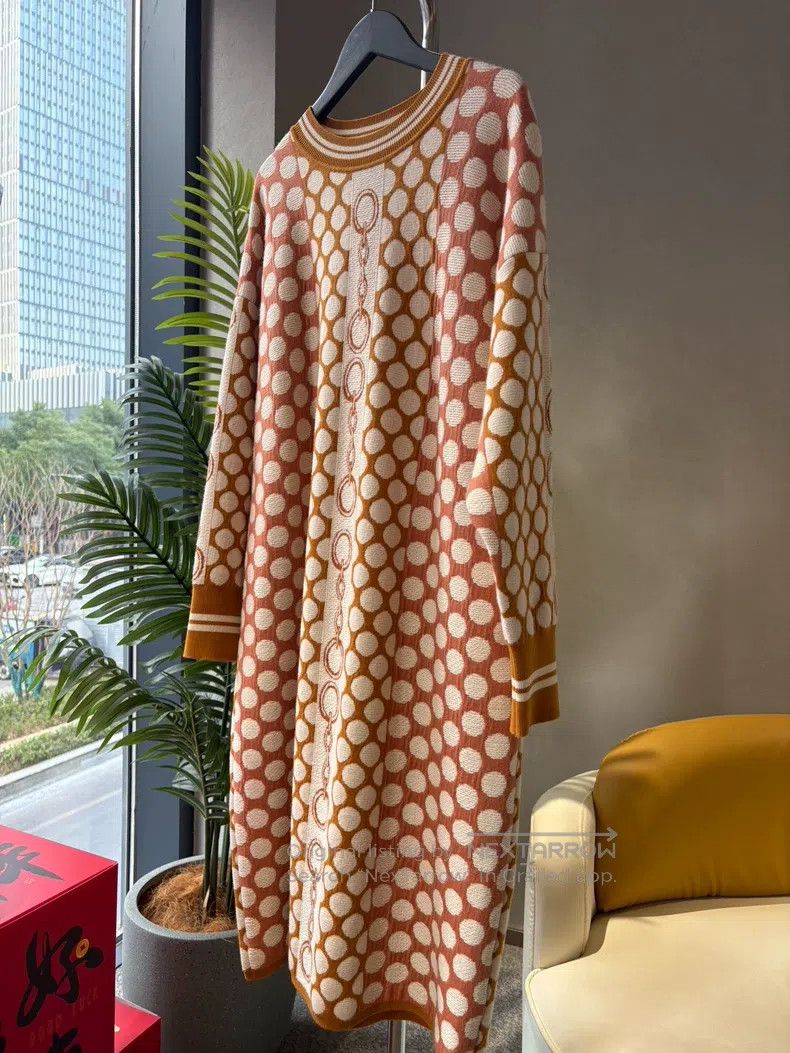 Hermes Hermes Knitted long sweater Size XS / US 0-2 / IT 36-38 - 2 Thumbnail