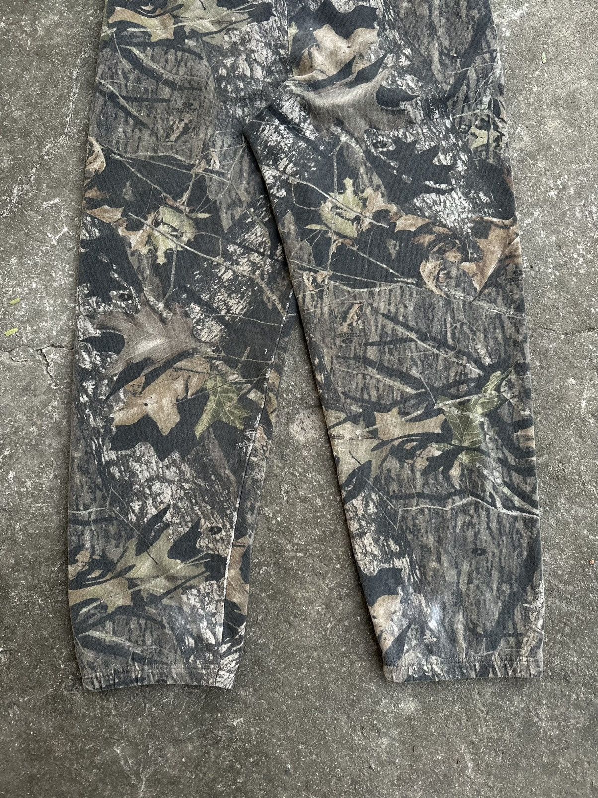 Carhartt × Wrangler (36-40x32) Crazy Vintage Distressed Faded Camo Baggy Pants Size US 36 / EU 52 - 10 Thumbnail