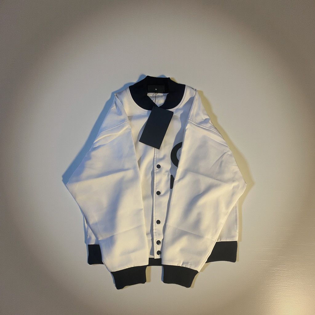 Black Scale Black Scale Cream Logo Varsity Jacket M - NWT - Rare Size US M / EU 48-50 / 2 - 2 Thumbnail