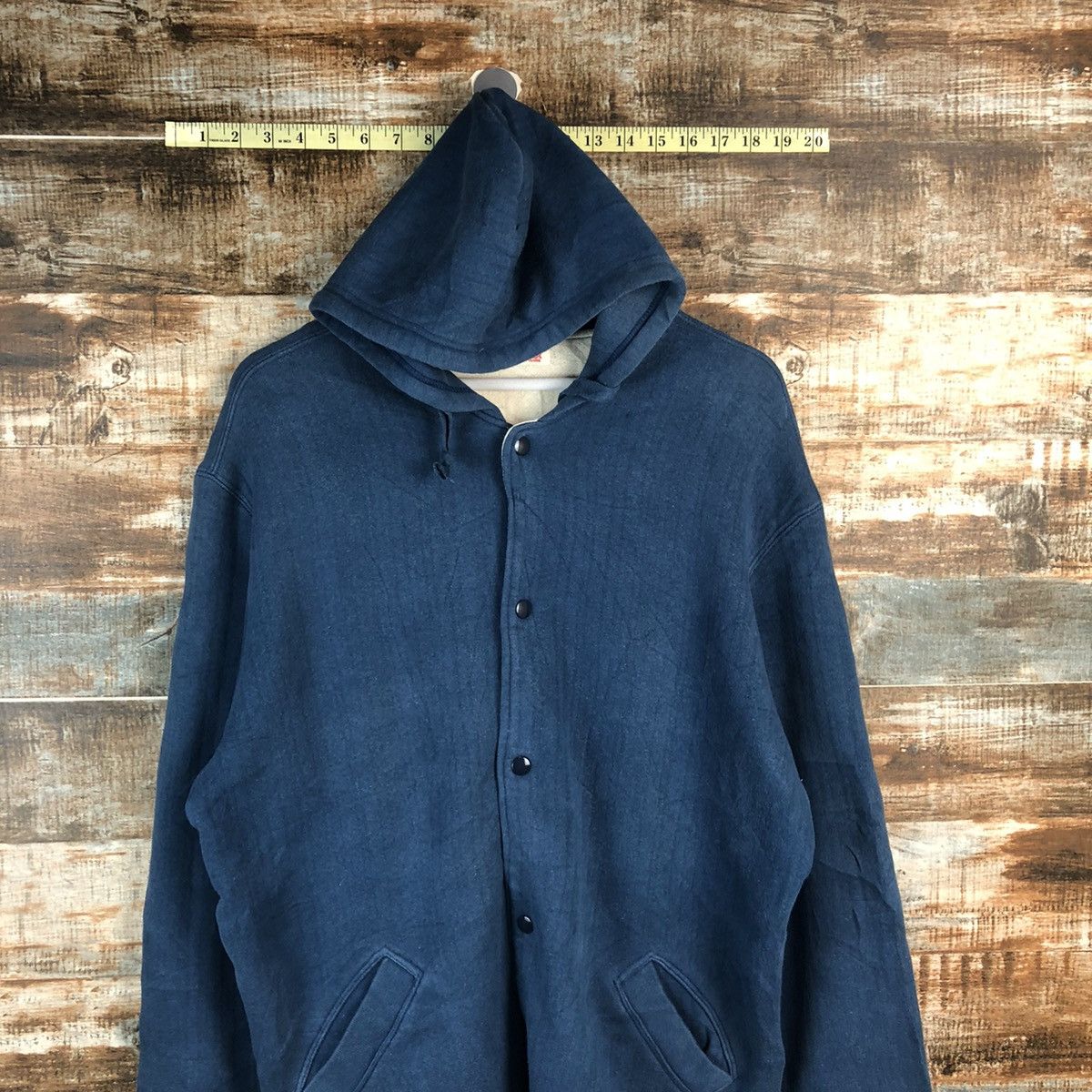 Indigo HR Market indigo sweater vintage hoodie #A1937 Size US L / EU 52-54 / 3 - 2 Thumbnail