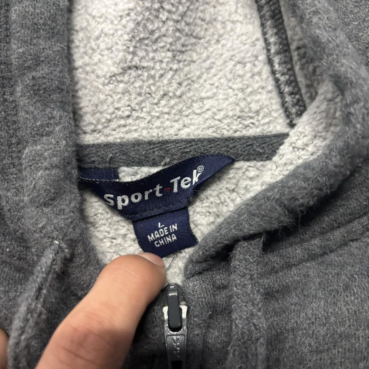 Japanese Brand × Vintage Crazy Vintage Y2K/2000s Grey Playstation Logo Essential Zip Up Hoodie! Size US L / EU 52-54 / 3 - 6 Thumbnail