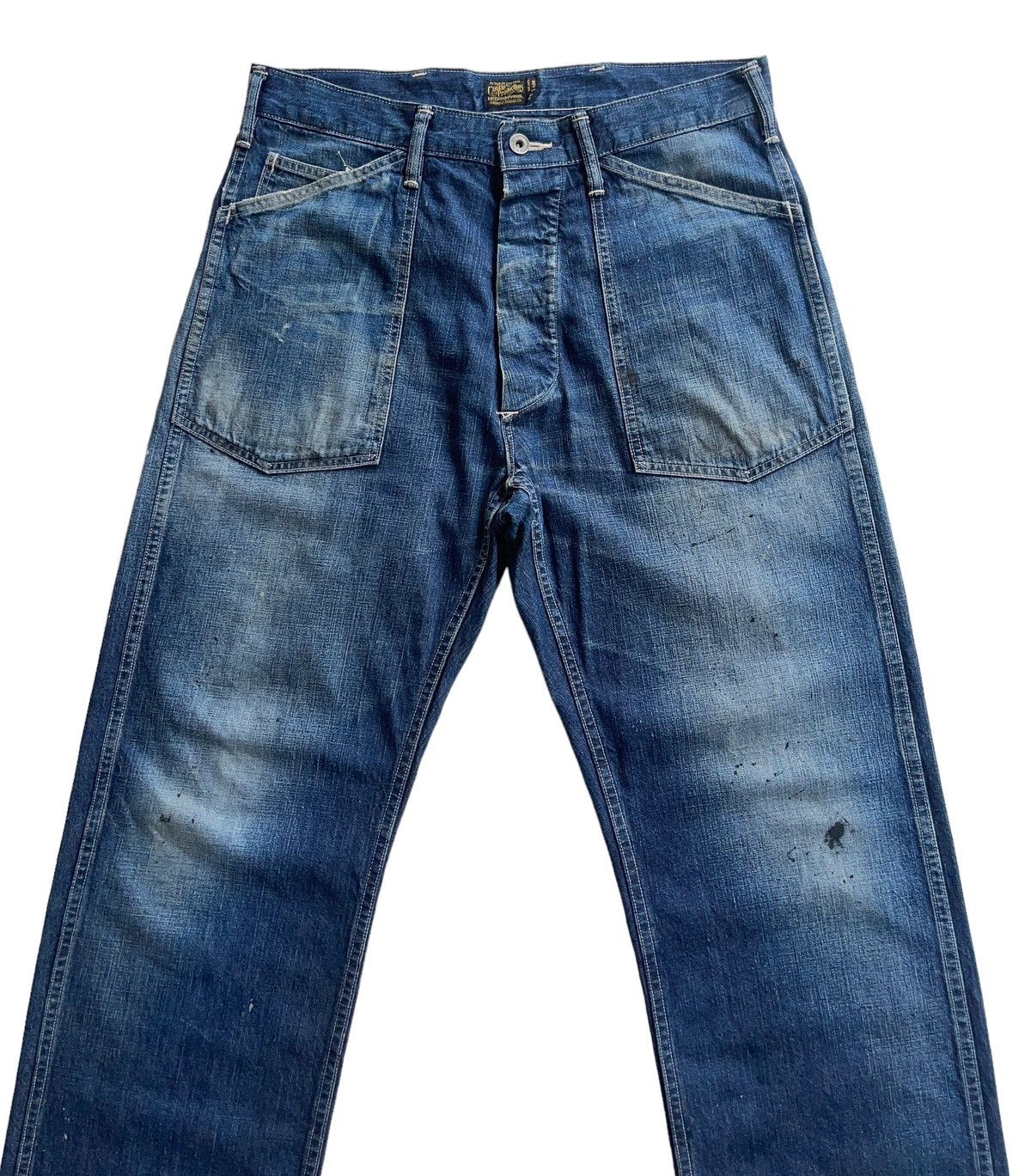 Japanese Brand Cootie Productions Baker Denim Size US 33 - 4 Thumbnail