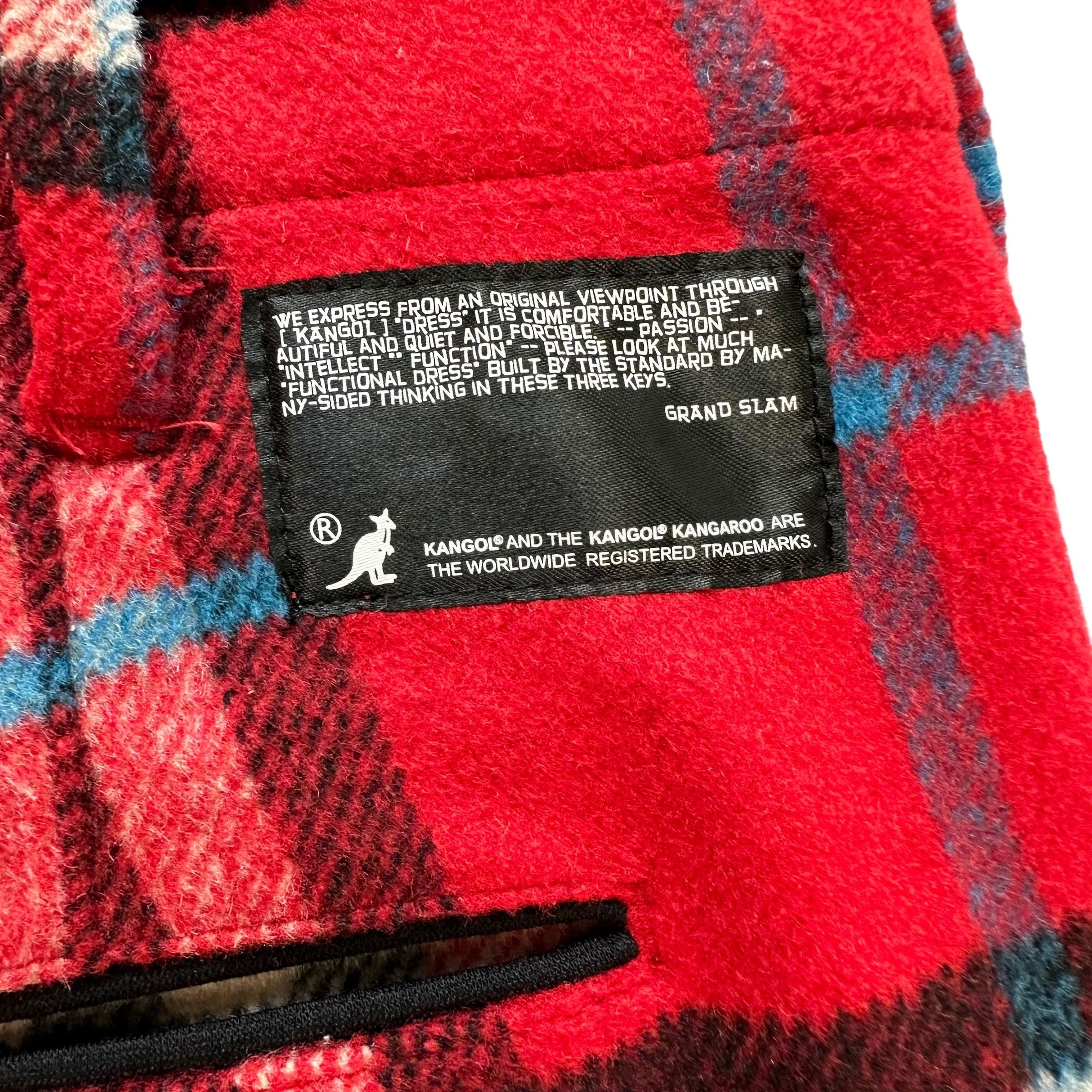 Kangol KANGOL X GRAND SLAM Red Check Cargo Pant #A76-1820 Size US 36 / EU 52 - 11 Thumbnail