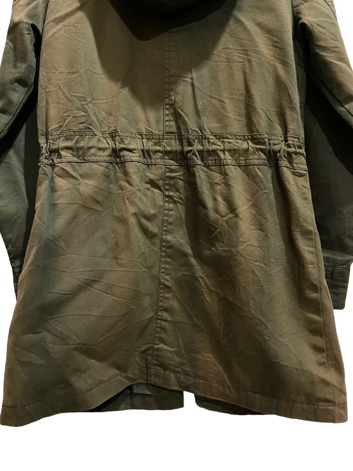 Japanese Brand × Le Grande Bleu (L.G.B.) Image Faded Two Tone Zip-up Hooded Punk Parka Jacket Size US S / EU 44-46 / 1 - 7 Thumbnail