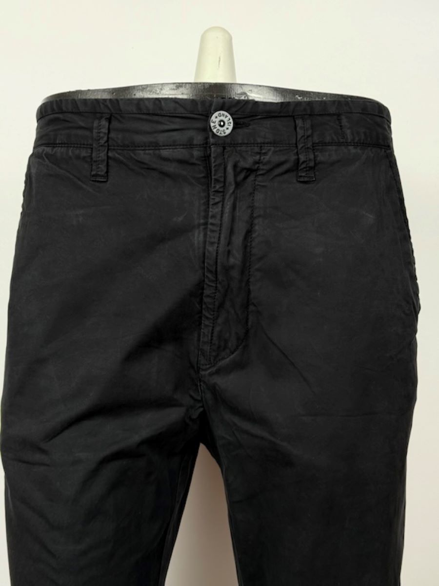 Stone Island Stone Island Chino W31 Pantalone Nero Slim Size US 31 - 2 Thumbnail