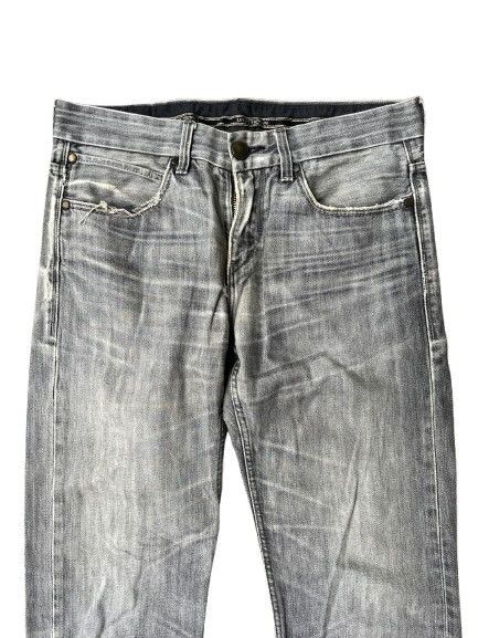 Levi's VINTAGE LEVIS 522 SLIM STRAIGHT MINOR DISTRESSED PUNK STYLE Size US 35 - 2 Thumbnail