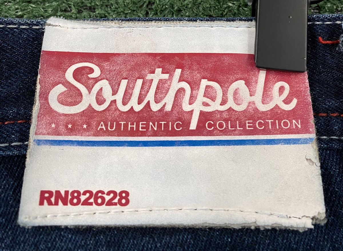 Southpole Vintage Y2K South Pole Baggy Wide Leg Patched Jeans Sz 33 Size US 33 - 10 Thumbnail