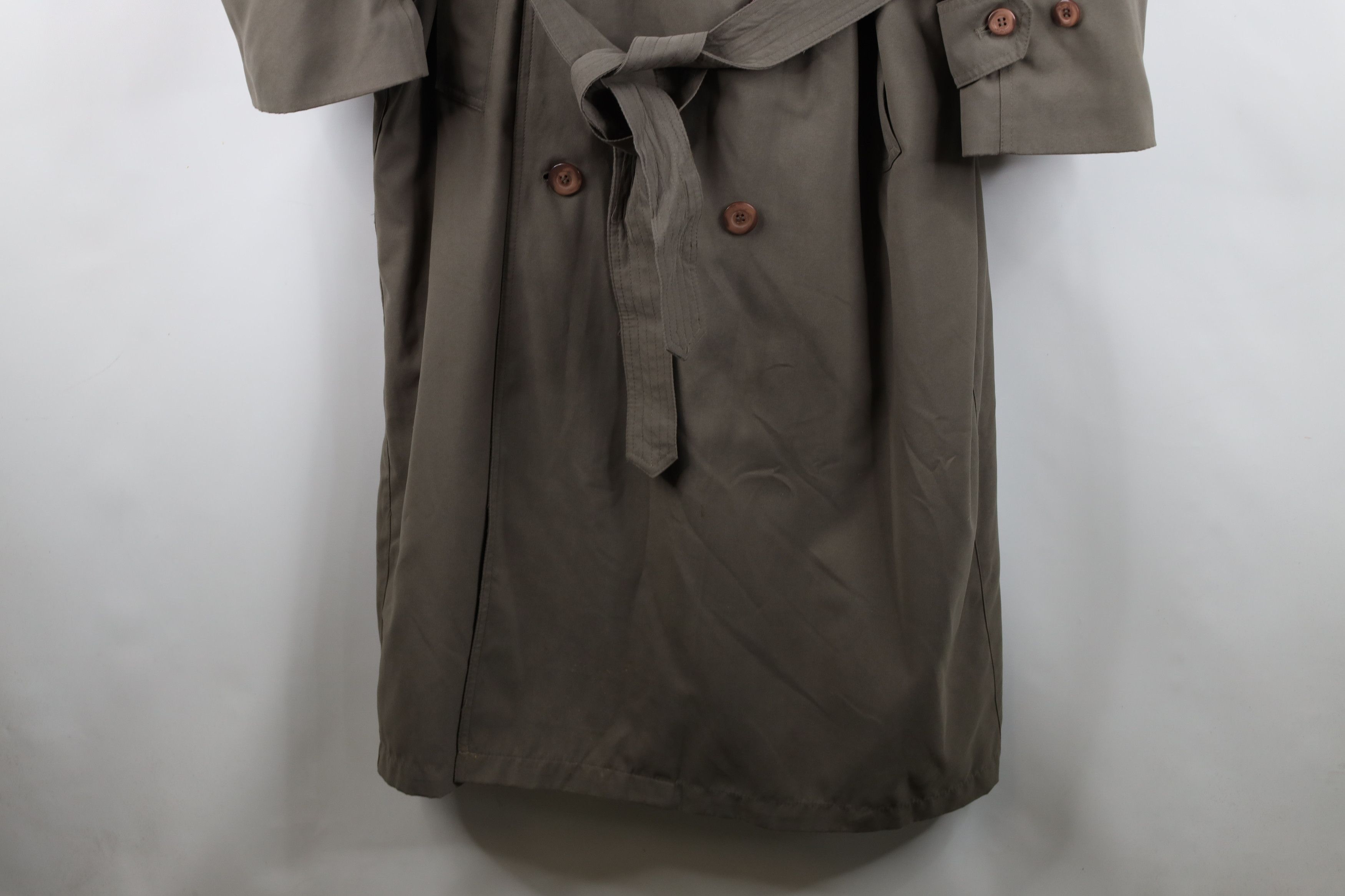 Ralph Lauren × Vintage Vintage 90s Chaps Ralph Lauren Belted Trench Coat Jacket Size US XXL / EU 58 / 5 - 4 Thumbnail