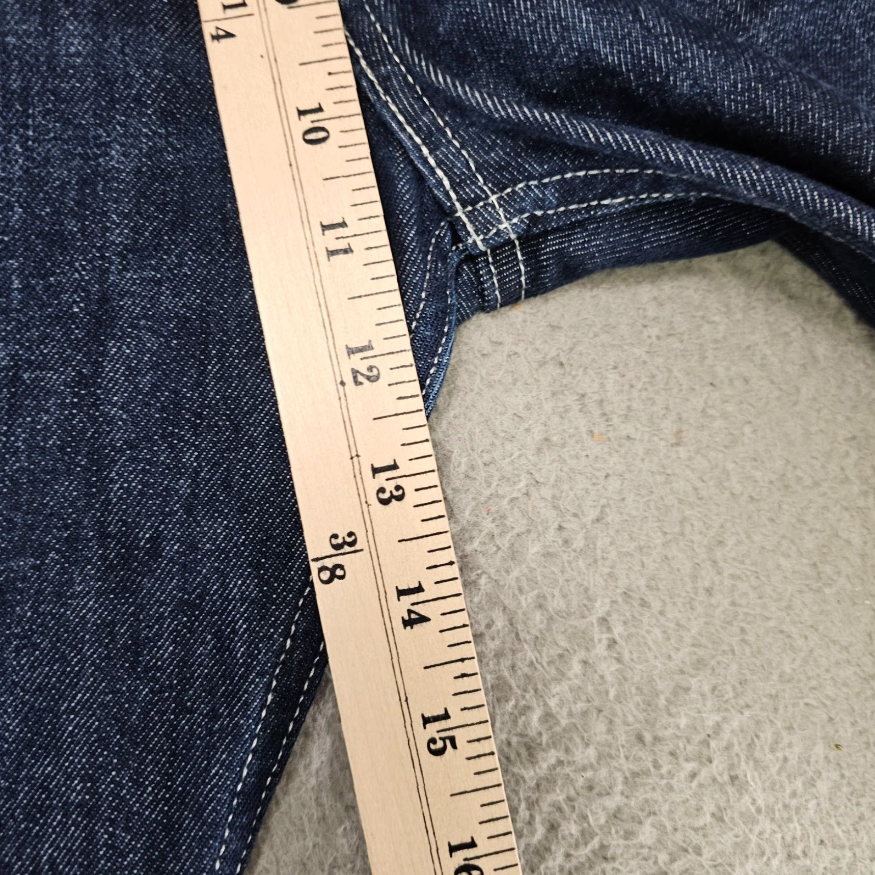 Denime VINTAGE Levis Silvertab Jeans Mens Straight Dark Wash Denim Cotton 31x26 Regular 5-Pocket Blue Jeans Mens Size US 31 - 5 Thumbnail