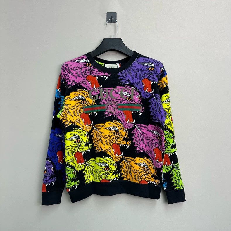 Gucci Tiger Head Print Sweatshirt