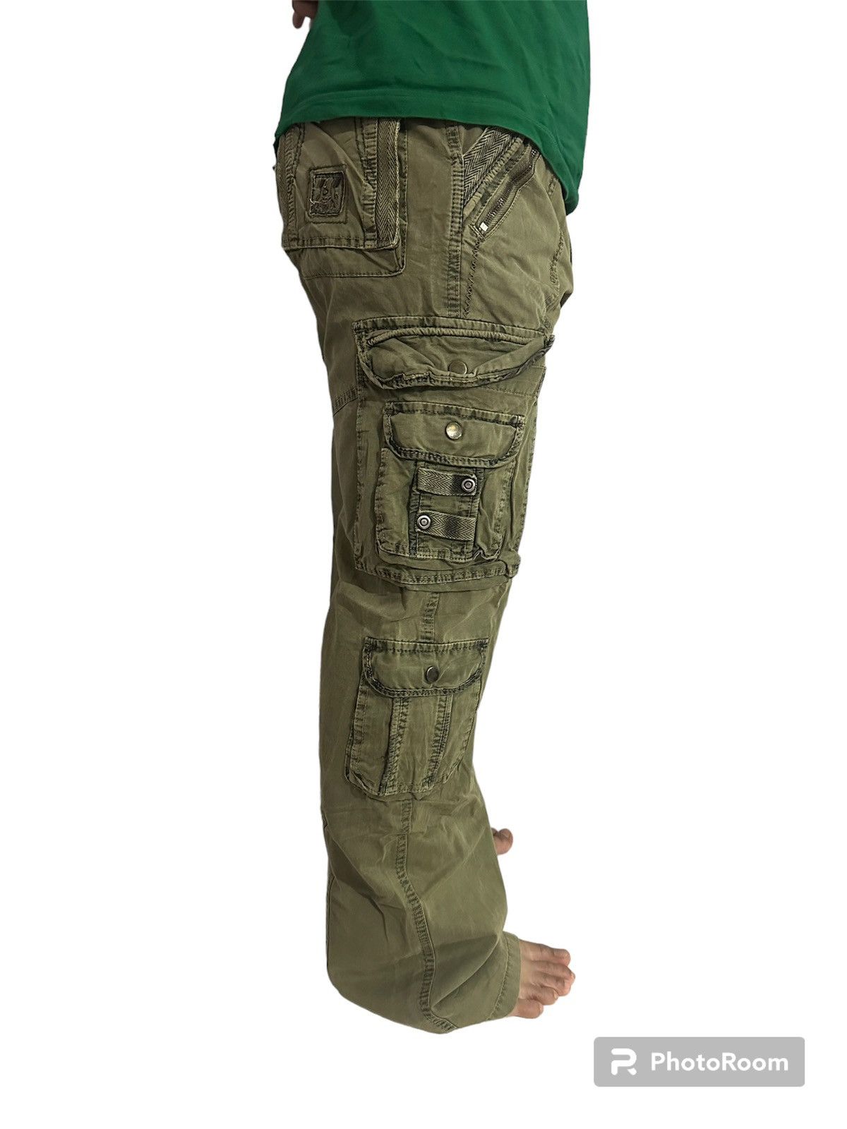 Other CARGO PANTS JACKY & HOWIE MULITPOCKET DESIGNER STREETWEAR Size US 34 / EU 50 - 23 Thumbnail