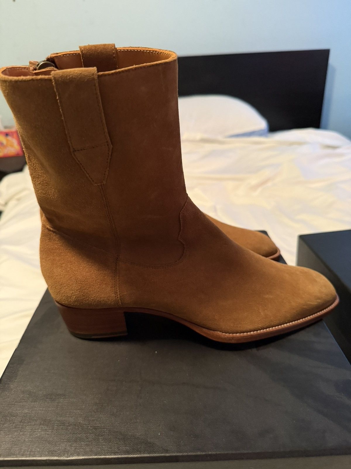 Saint Laurent Paris Brand New FW13 Ochre Cowboy Size US 10 / EU 43 - 3 Thumbnail