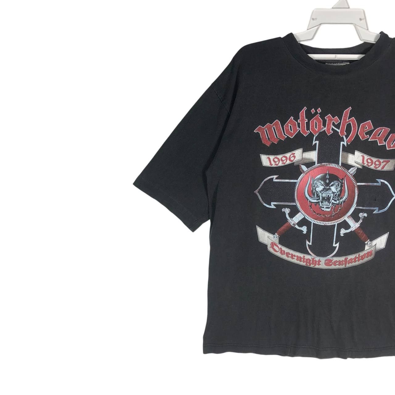 Band Tees Vintage 90's Redwood Motorhead Punk T-Shirt Size US L / EU 52-54 / 3 - 3 Thumbnail