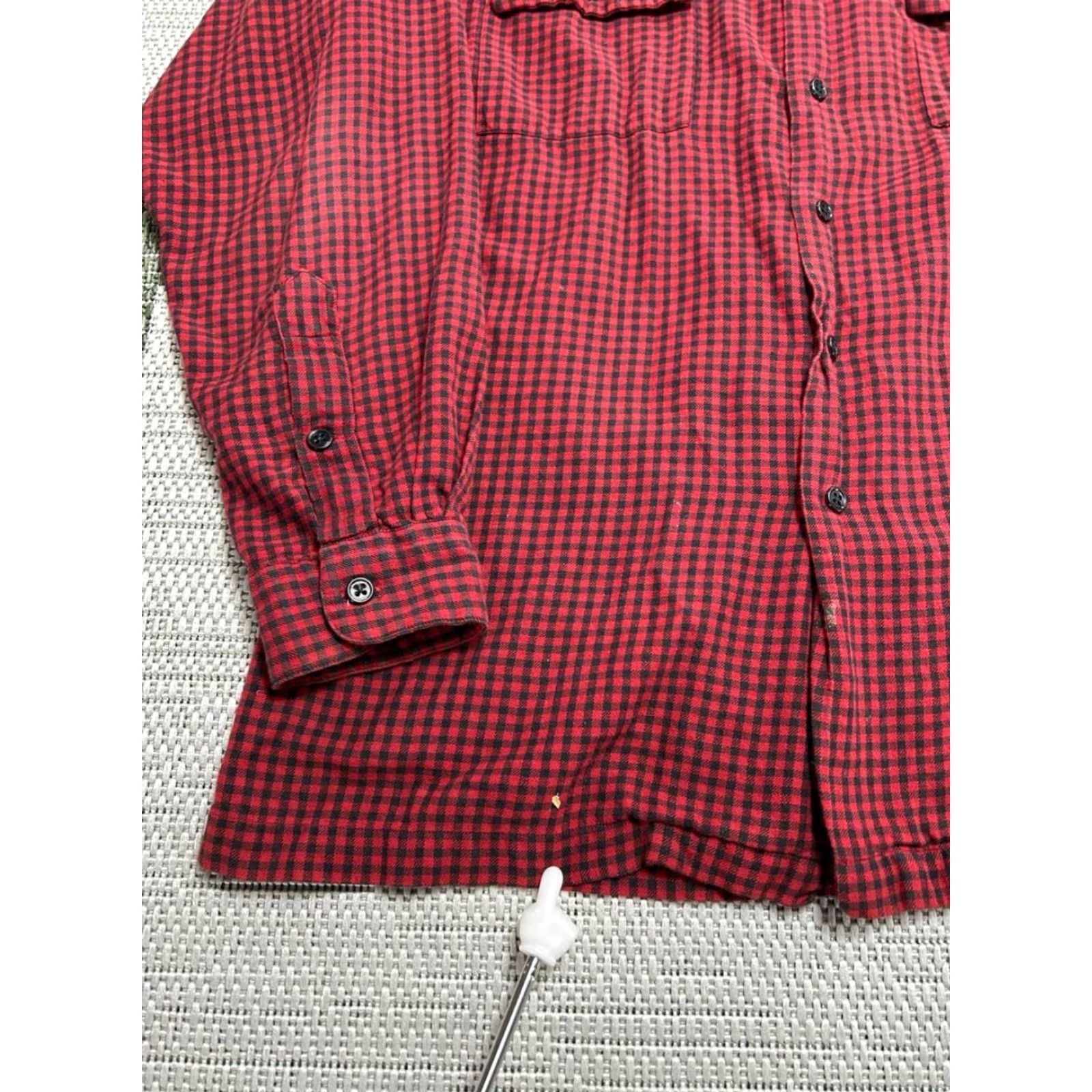Polo Ralph Lauren Polo Ralph Lauren Garvey Shirt Mens Large Red Buffalo Check Cotton Button Up Size US L / EU 52-54 / 3 - 4 Thumbnail