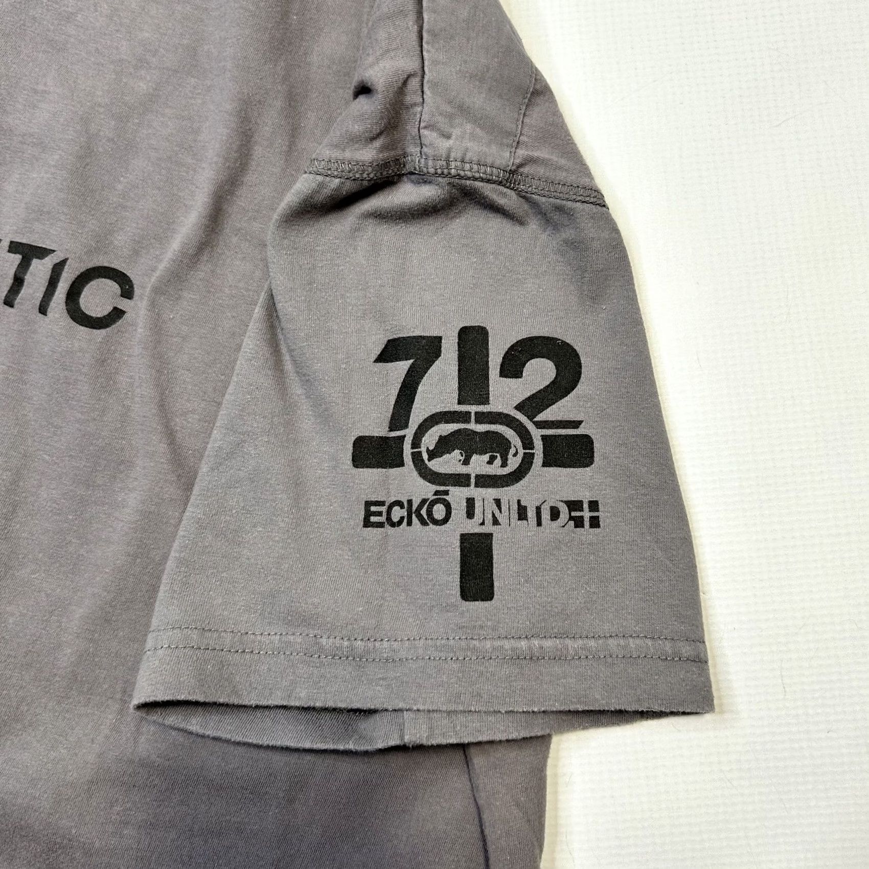Vintage Ecko Unltd Gray T-shirt Streetwear Superior Issue Eckonomics Rhino Mens Lrge 90s Size US L / EU 52-54 / 3 - 3 Thumbnail