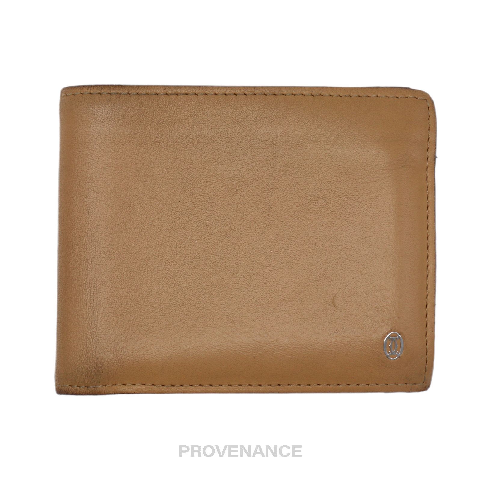 🔴 Cartier 6CC Bifold Wallet - Tan