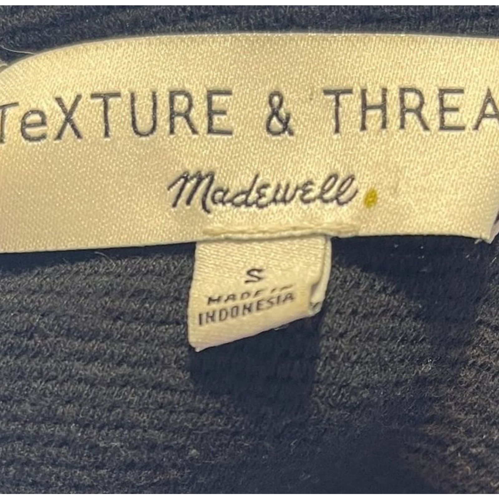 Madewell Madewell Cropped Knit Black Long Sleeve Sweater Size Small Size S / US 4 / IT 40 - 7 Thumbnail