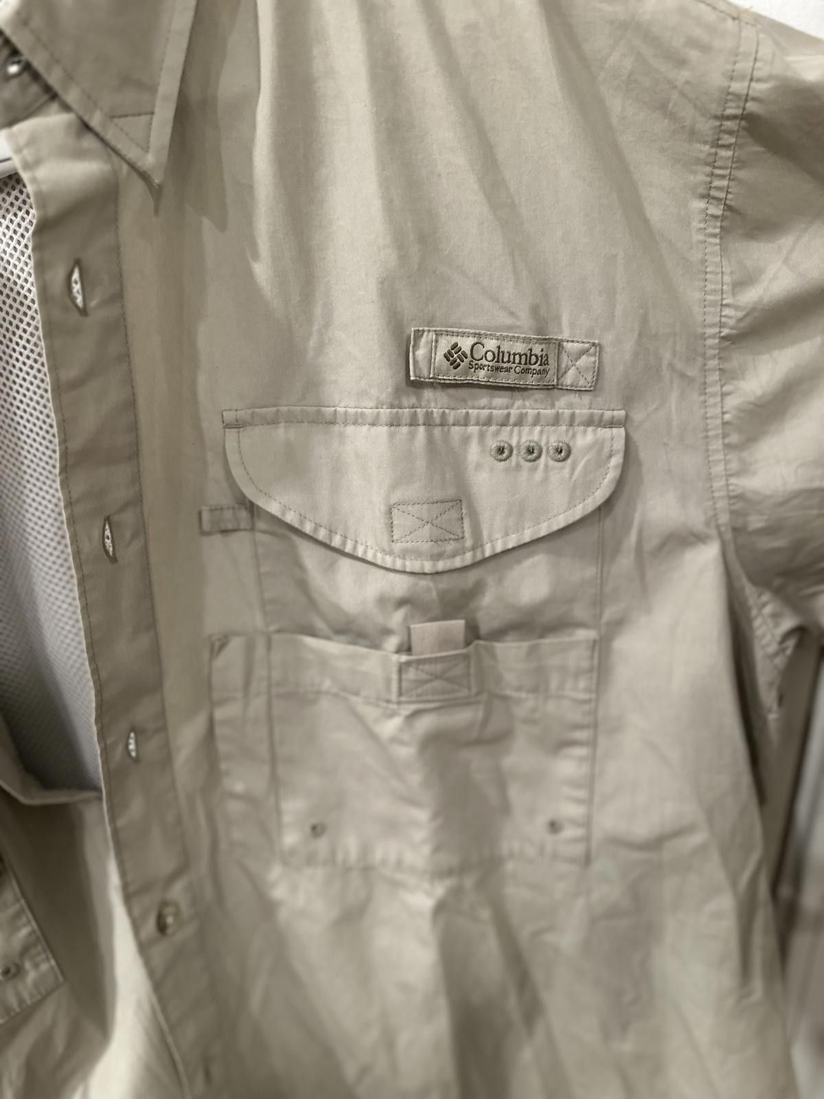 Columbia Columbia PFG Fishing Gear Shirt Medium Tan Khakis Vented Size US M / EU 48-50 / 2 - 4 Thumbnail