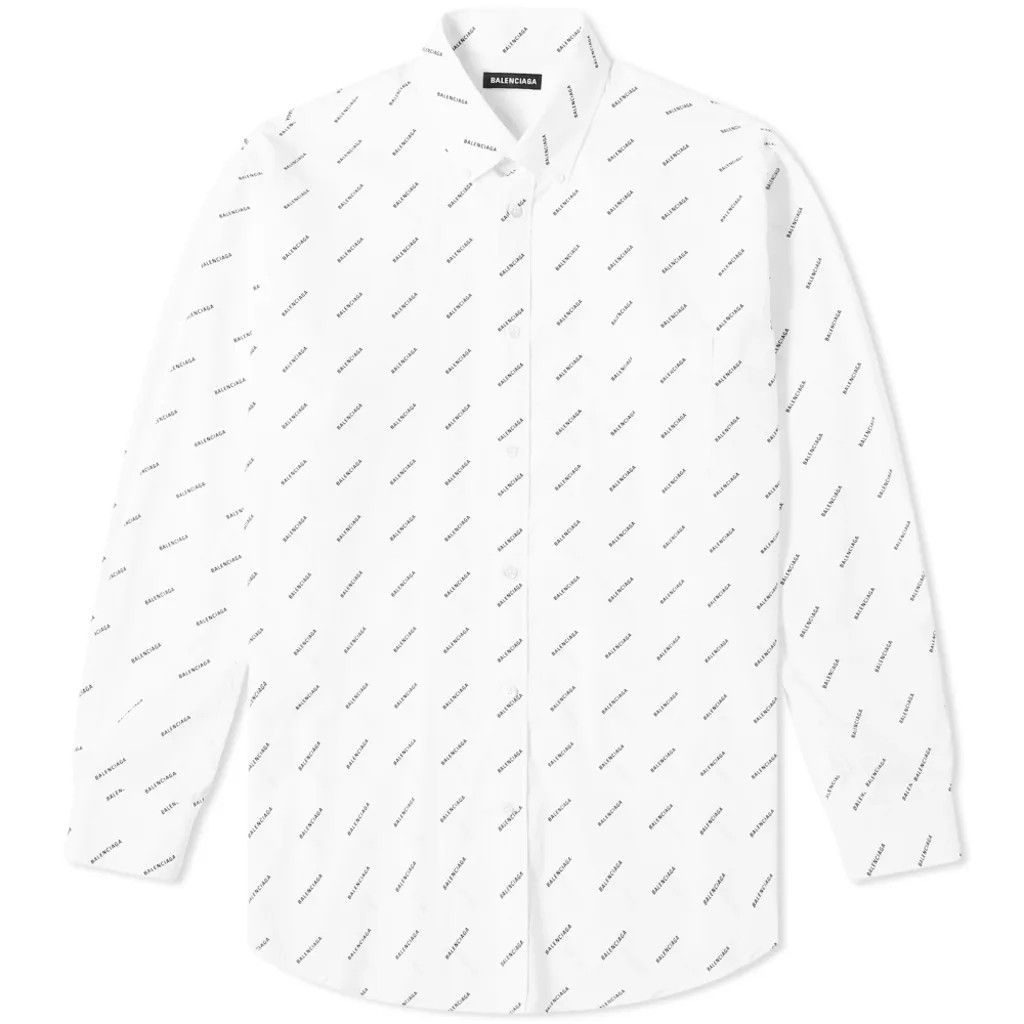 Balenciaga Balenciaga All Over Print Shirt Size US S / EU 44-46 / 1 - 1 Thumbnail