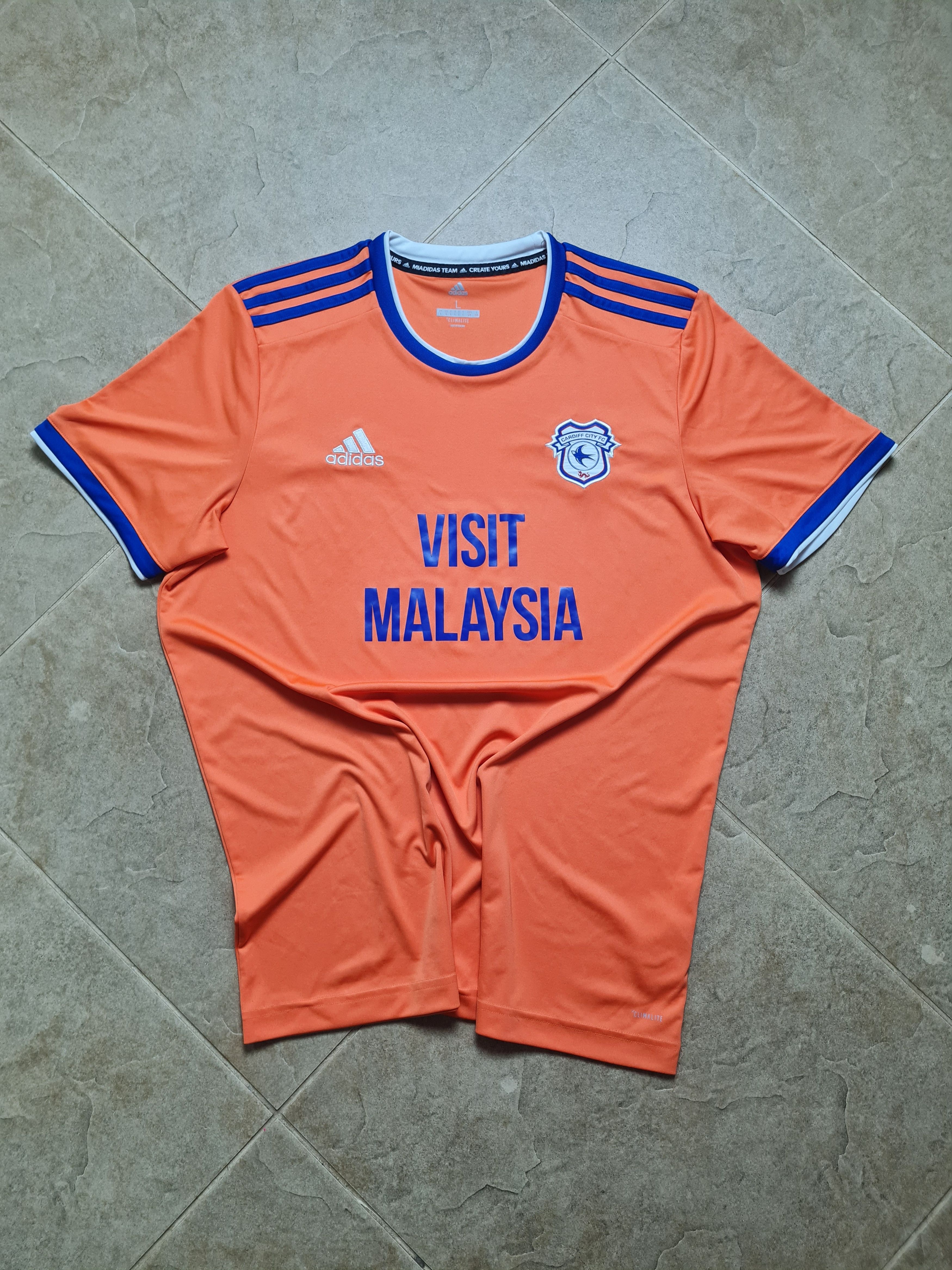 Adidas Jersey Soccer Adidas Cardiff City Football Shirt 2019/2020 L Size US L / EU 52-54 / 3 - 1 Thumbnail