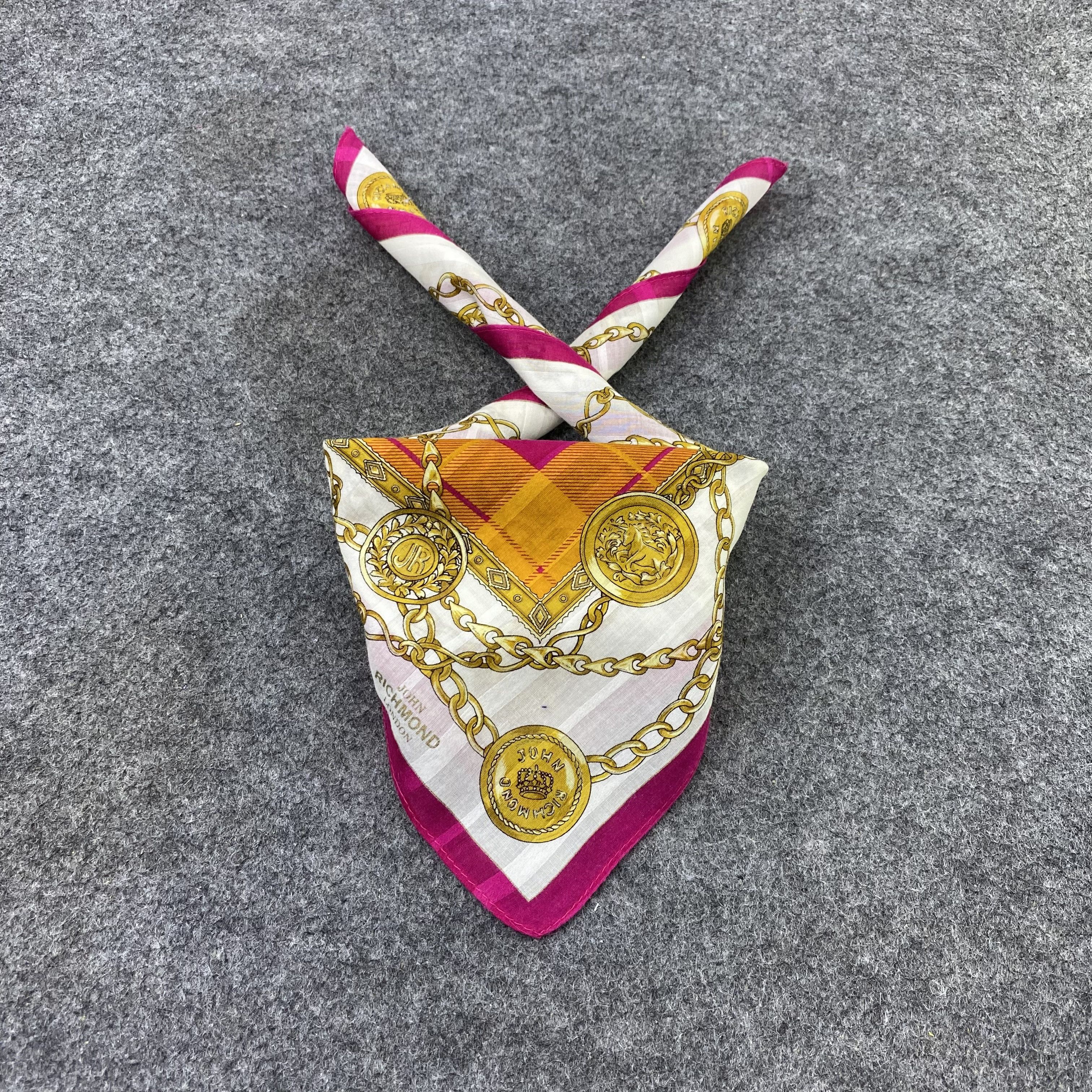 John Richmond John Richmond Handkerchief Neckerchief Bandana-B2024 Size ONE SIZE - 2 Thumbnail