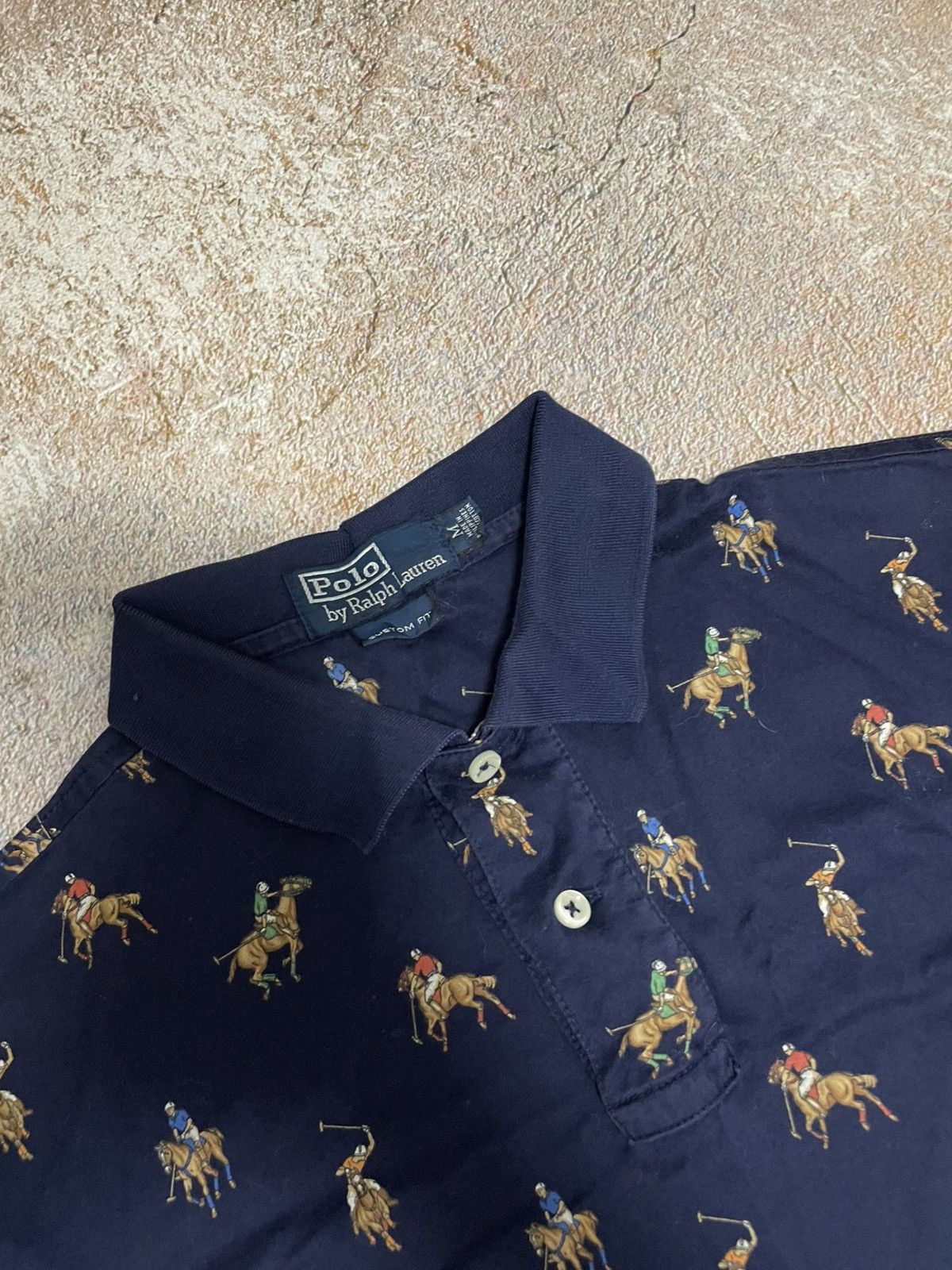 Polo Ralph Lauren Vintage Polo Ralph Lauren Monogram Polo Shirt Size US M / EU 48-50 / 2 - 4 Thumbnail