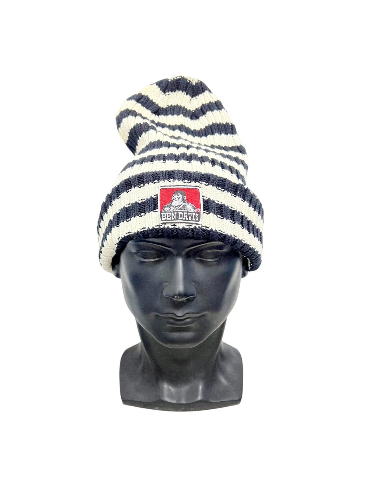 Ben Davis Vintage Ben Davis Striped Jail Beanie Hat Size ONE SIZE - 1 Thumbnail