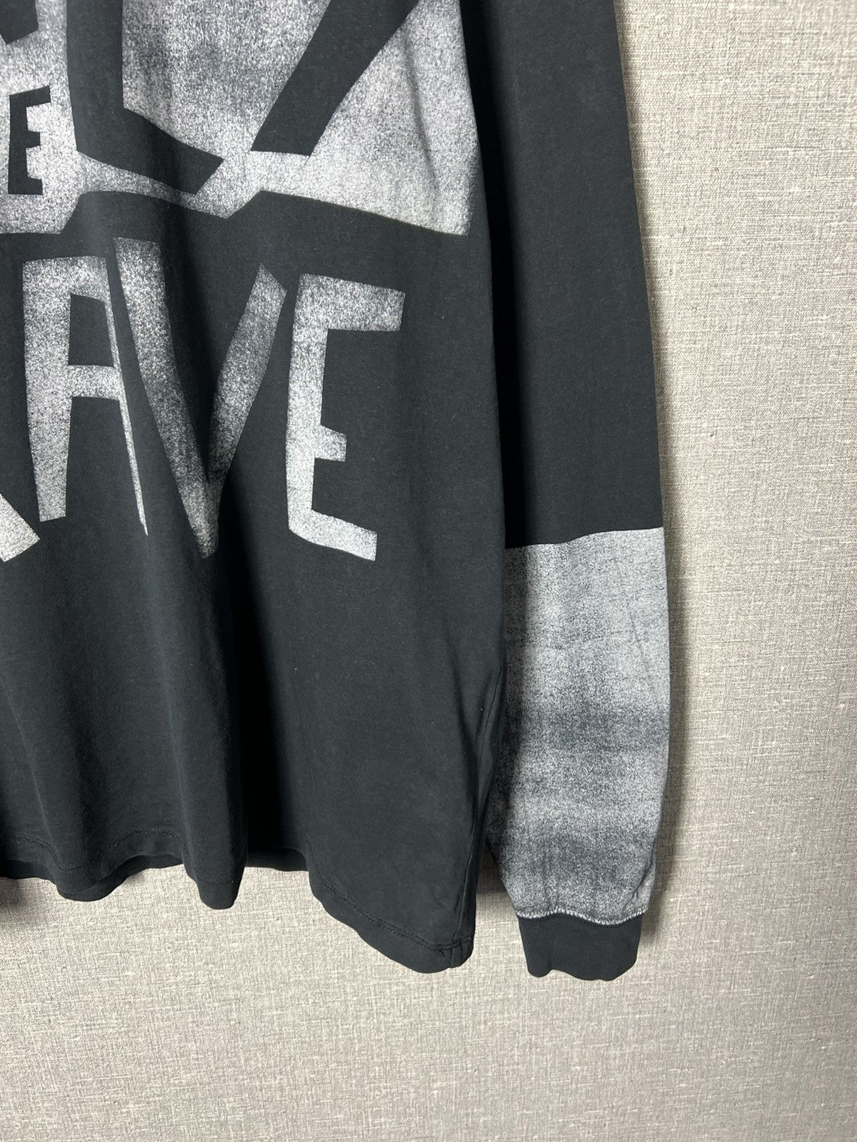 Diesel × Vintage Rare Diesel Only The Brave 78 Big Logo Long Sleeve T-Shirt Size US L / EU 52-54 / 3 - 6 Thumbnail