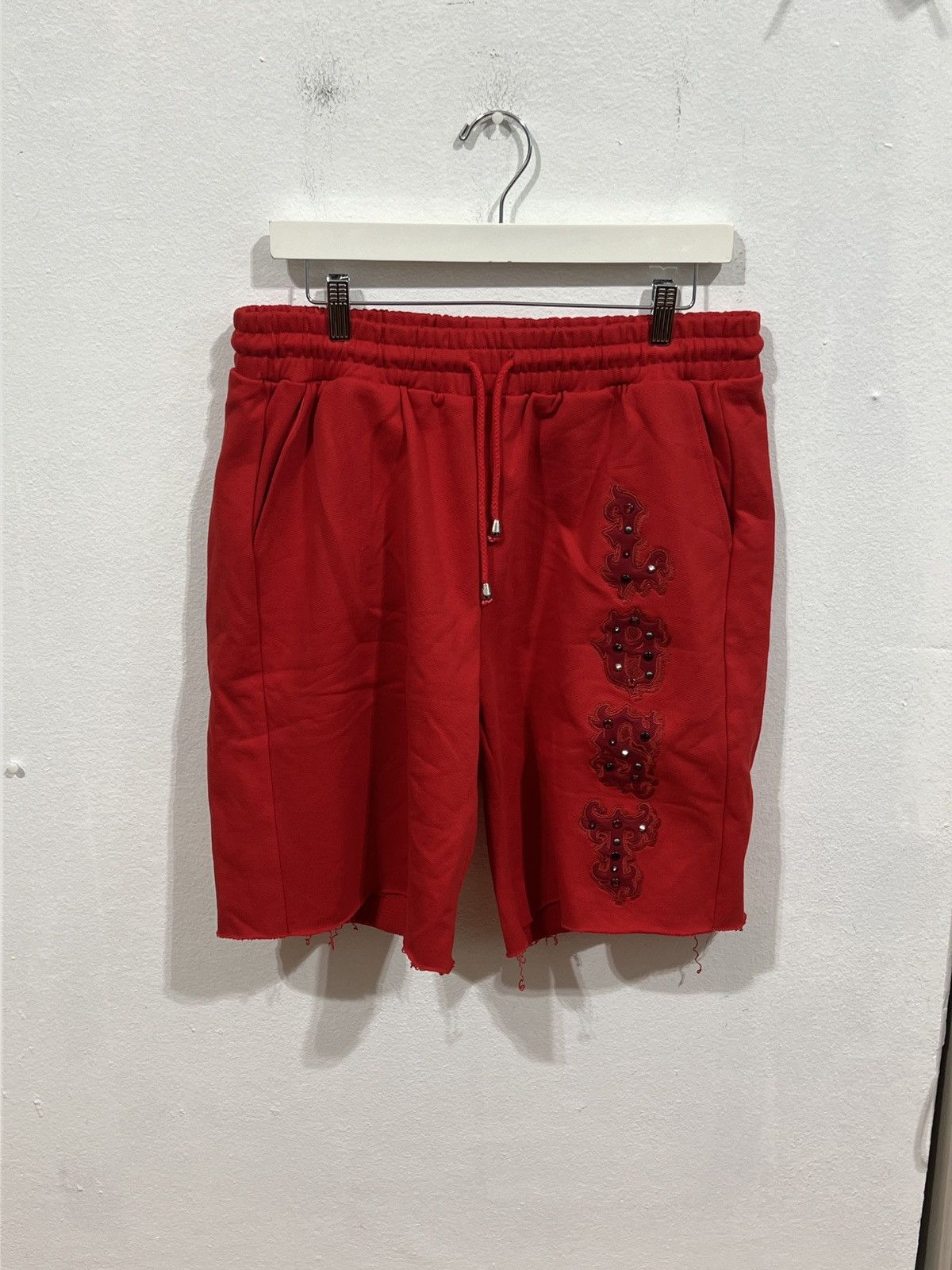 LOST INTRICACY Lost Intricacy Crimson Stones Red Short Size US 36 / EU 52 - 1 Thumbnail