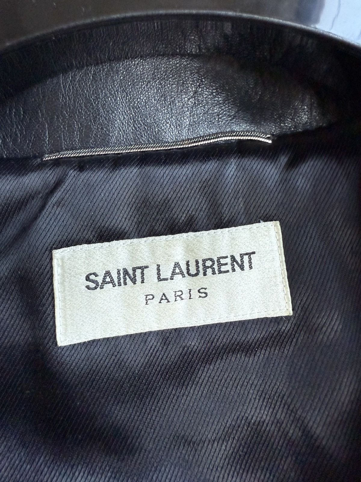 Saint Laurent Paris Saint Laurent Bloodluster leather L17 biker jacket 46 Hedi Size US S / EU 44-46 / 1 - 18 Thumbnail