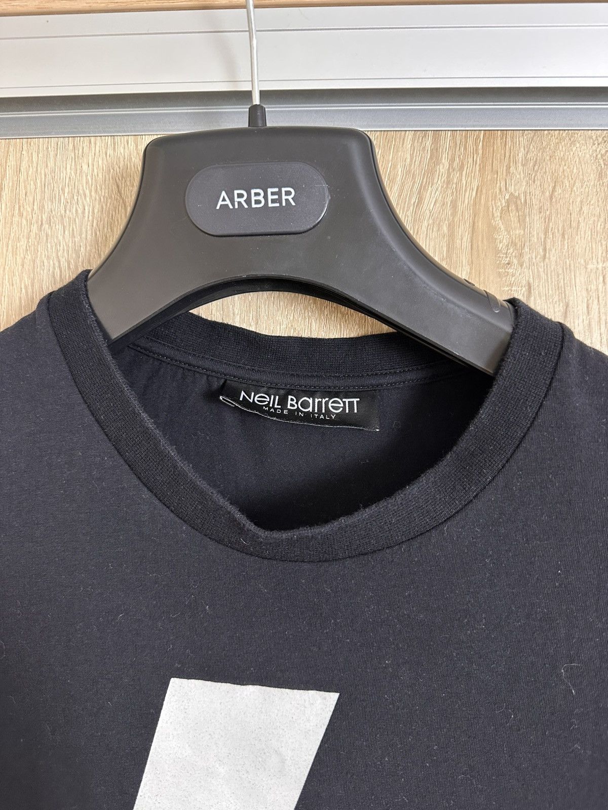 Neil Barrett 🔥 Neil Barrett Arrow Bolt Lightning Big Logo Iconic T Shirt Size US XL / EU 56 / 4 - 4 Thumbnail