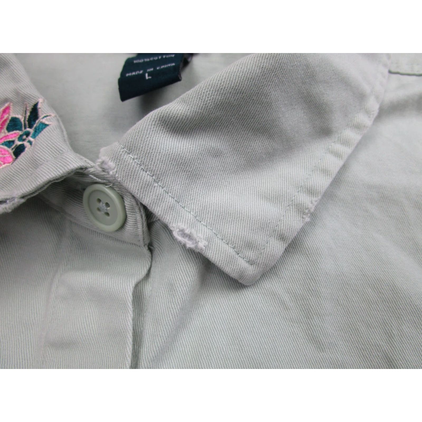 Vintage Disney Raya Last Dragon Shirt Womens Large Green Embroidered Floral Her Universe Size L / US 10 / IT 46 - 5 Thumbnail