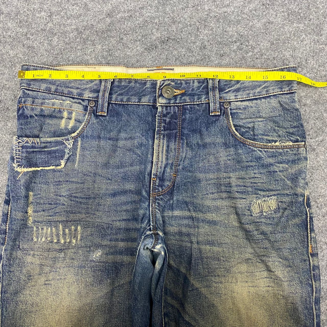 Hugo Boss 💥Best Offer💥Vintage Hugo Boss Orange Distressed Denim Size US 34 / EU 50 - 5 Thumbnail