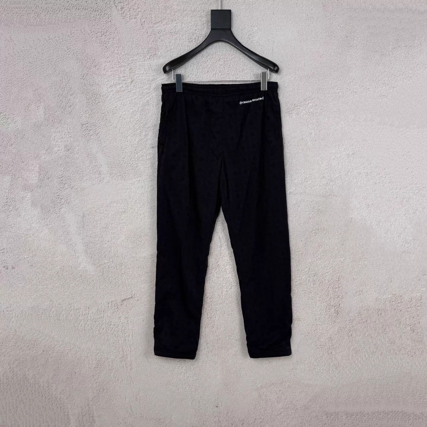 Chrome Hearts Black Elastic Waist Sweatpants - Size 32 Size US 32 / EU 48 - 1 Thumbnail
