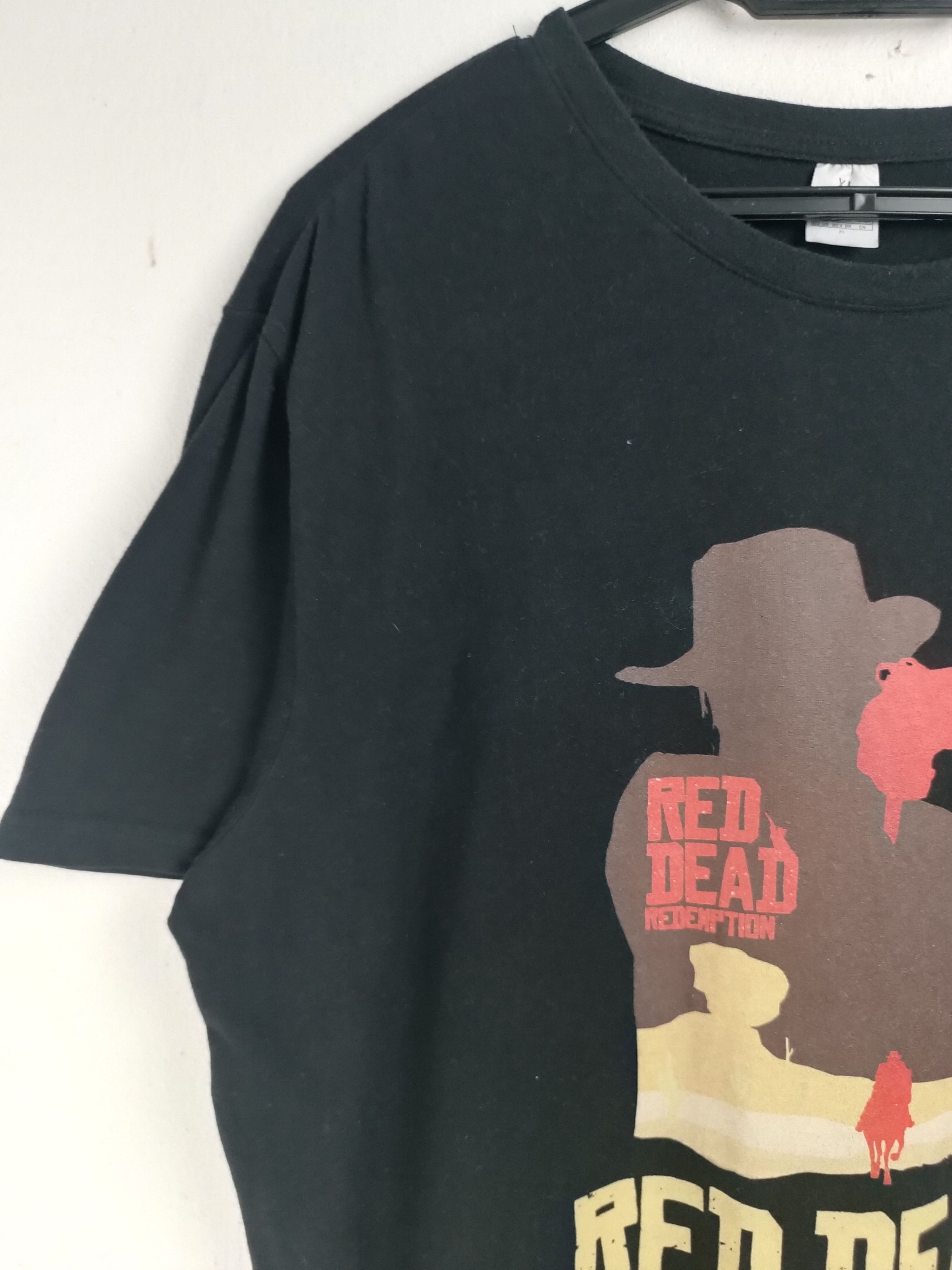 Playstation VINTAGE RED DEAD REDEMPTION TEE GAMES COWBOY ZOMBIE HORROR Size US XL / EU 56 / 4 - 5 Thumbnail