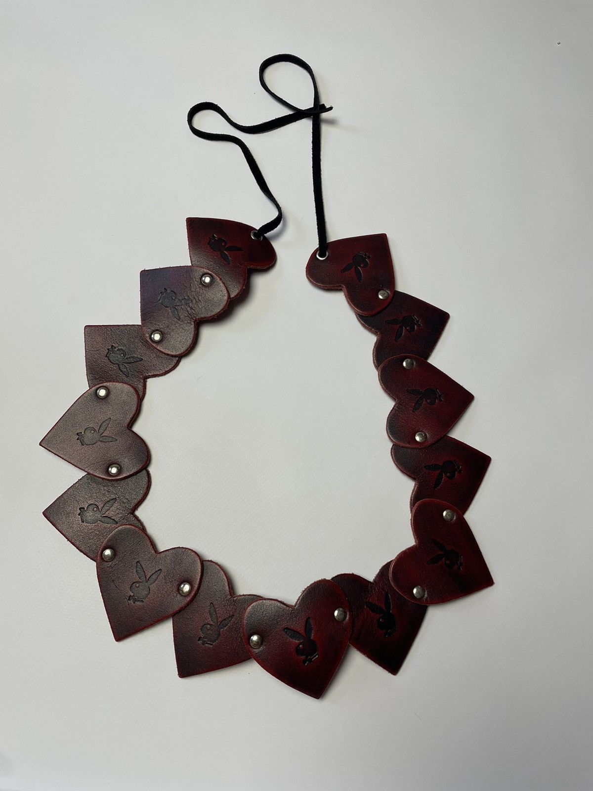 Genuine Leather PlayBoy Heart Belt Size ONE SIZE - 2 Thumbnail