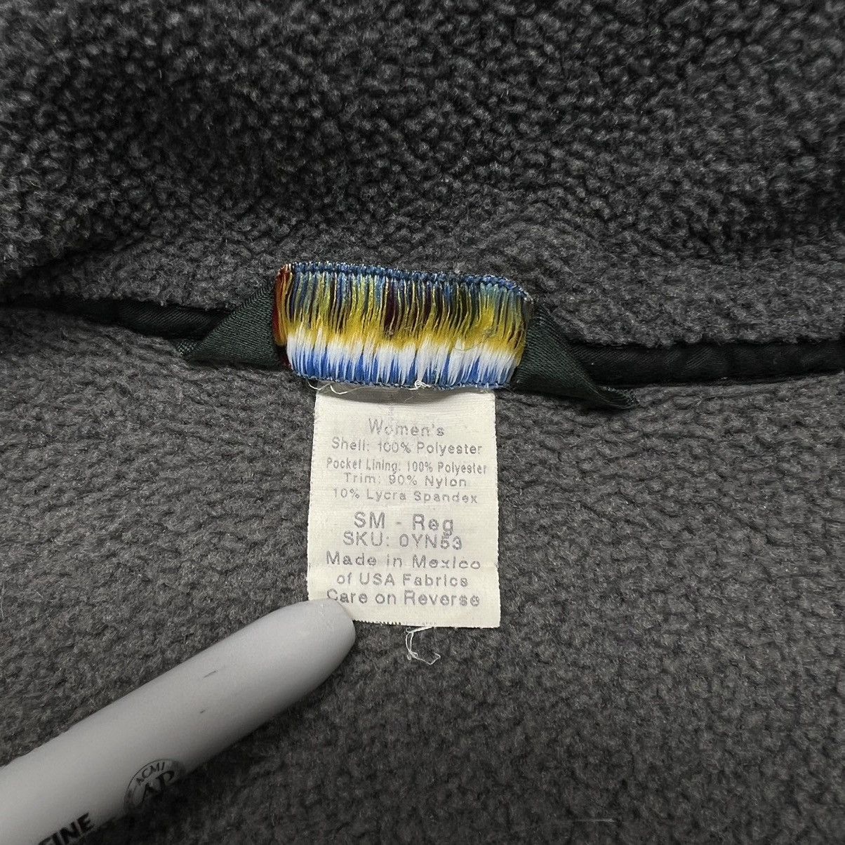L.L. Bean × Vintage VTG LL Bean Sweater Grey Fleece Pullover Polartec Snap Retro Size S / US 4 / IT 40 - 13 Thumbnail