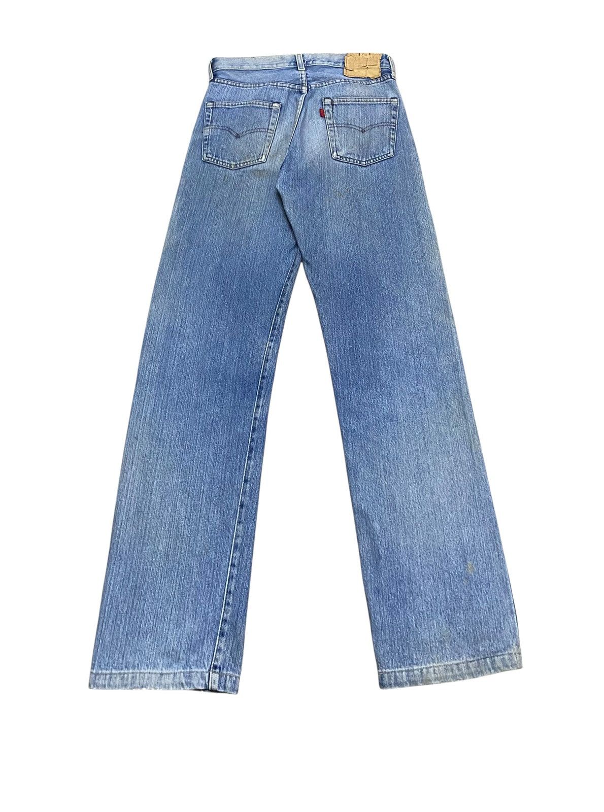 Levi's Vintage Levis 501 Button 524 Rindem Selvedge Jeans 1970s Size US 28 / EU 44 - 3 Thumbnail