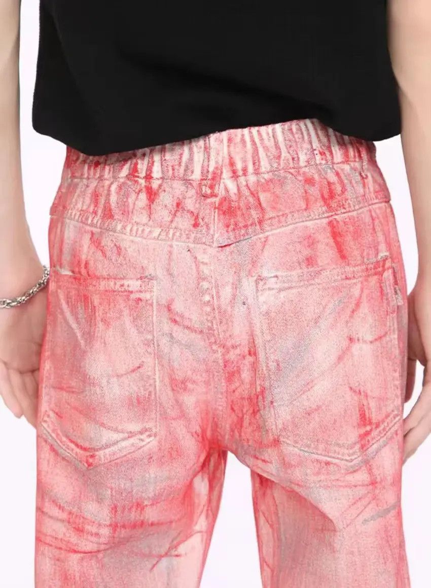 Designer × Japanese Brand Vintage Streetwear Harajuku Loose Casual Pants Size US 33 - 3 Thumbnail