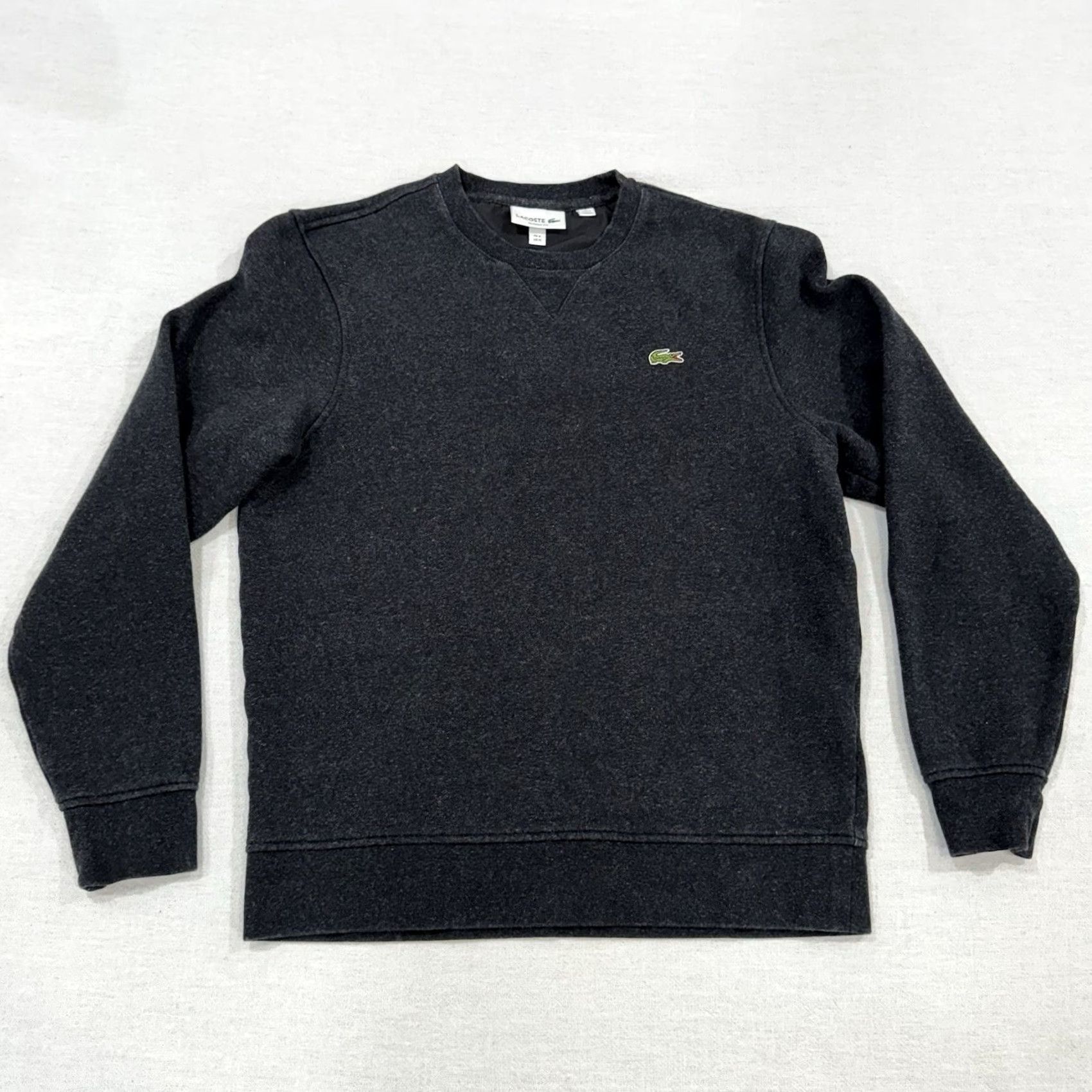 Lacoste Lacoste Sweatshirt Men's Charcoal Gray Pullover Crewneck M Regular Jersey Cotton Polyester Designer" Size US M / EU 48-50 / 2 - 2 Thumbnail