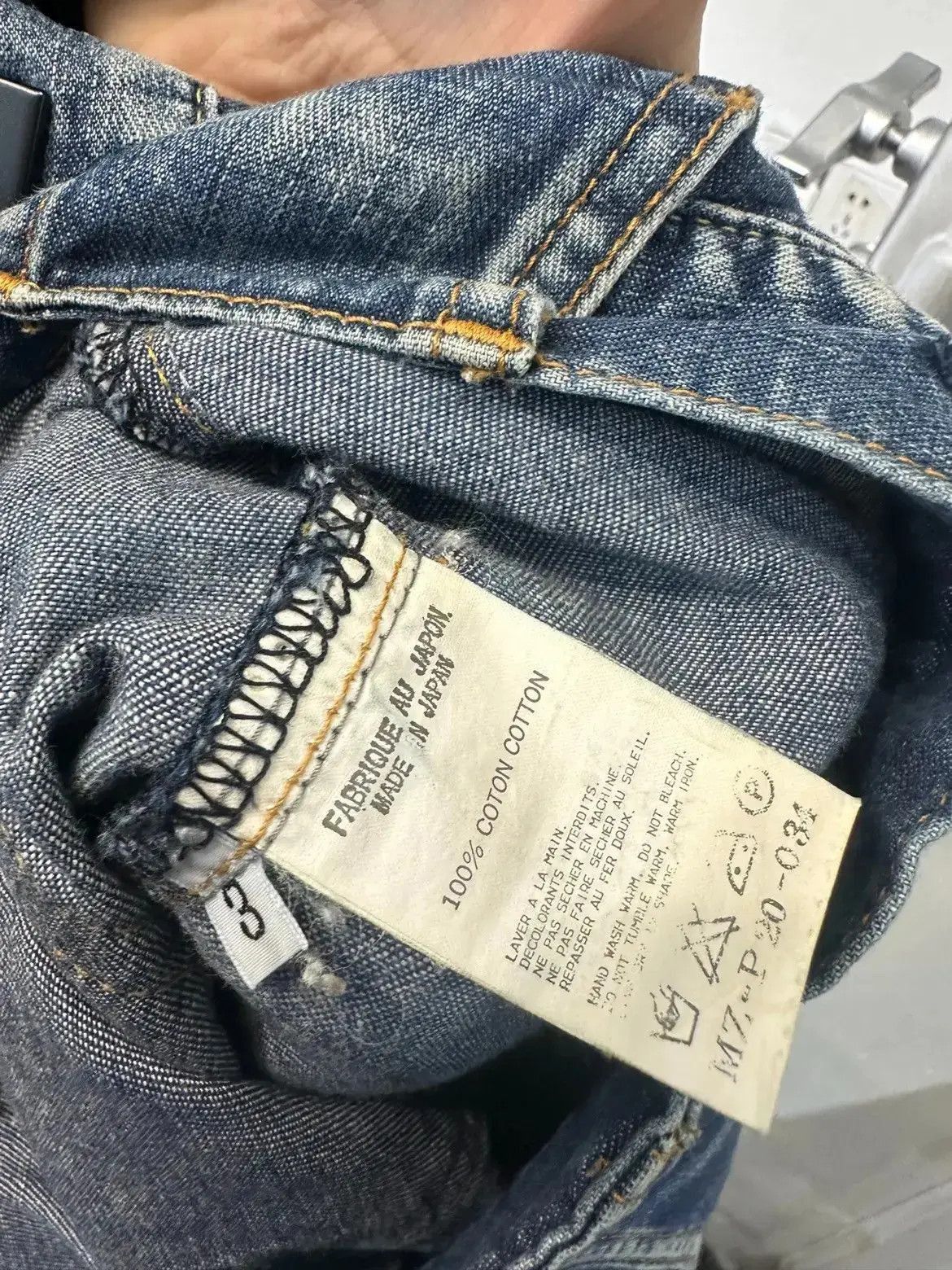 Yohji Yamamoto Sz 3 Yohji Yamamoto Y’s for man washed cargo jeans-2507 Size US 34 / EU 50 - 6 Thumbnail